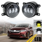 LED Front Bumper Clear Fog Driving Light For Honda Odyssey 2018-2022 Left&Right