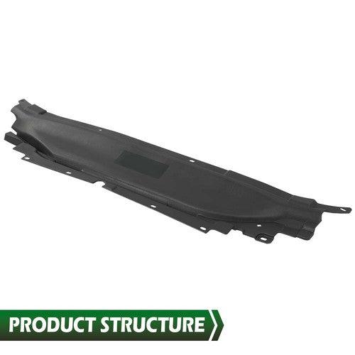 Solid Spare Fit For 13-18 Ford Fusion Upper Radiator Support Cover Sight Shield Black