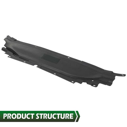 Solid Spare Fit For 13-18 Ford Fusion Upper Radiator Support Cover Sight Shield Black