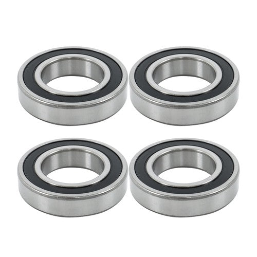 Solid Spare 4Pcs 6210-2RS Bearings 50×90×20mm Double Rubber Seals Deep Groove Ball Bearing