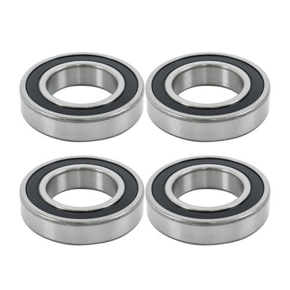 Solid Spare 4Pcs 6210-2RS Bearings 50×90×20mm Double Rubber Seals Deep Groove Ball Bearing