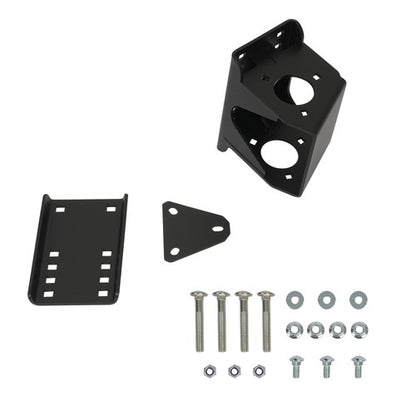 Solid Spare Trailer Tongue Jack Bolt-On Relocation for 3-Bolt/ A-Frame Tongue Jack Tailgate