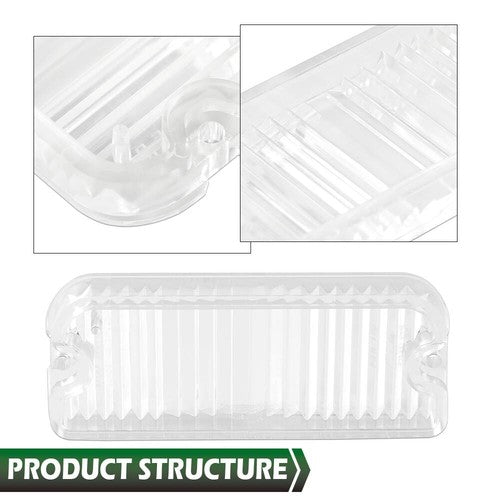 Solid Spare Fit For 1964 1965 Buick Skylark Special Back Up Light Lenses & Gaskets & Screws