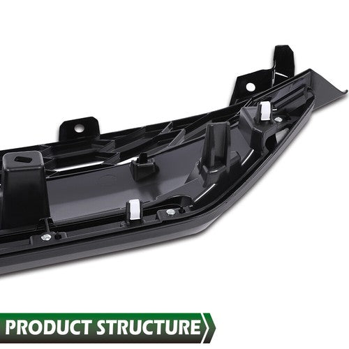 Solid Spare Fit For 2020-2022 Honda CR-V CRV BlackFront Bumper Upper Honeycomb Grille Grill