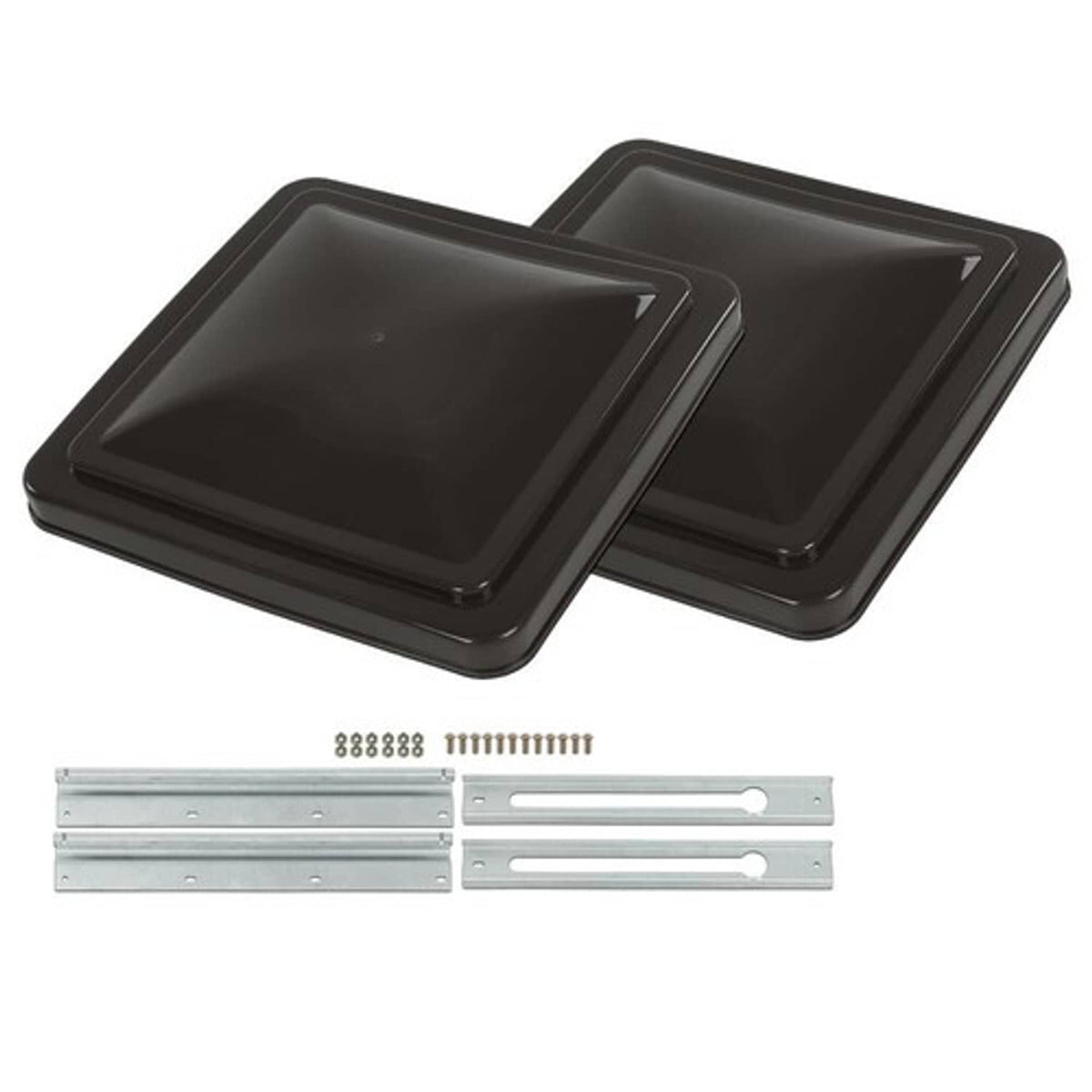 Solid Spare New 2pcs Smoke 14" x 14" Replacement Roof Vent Cover Camper RV Trailer Ventline