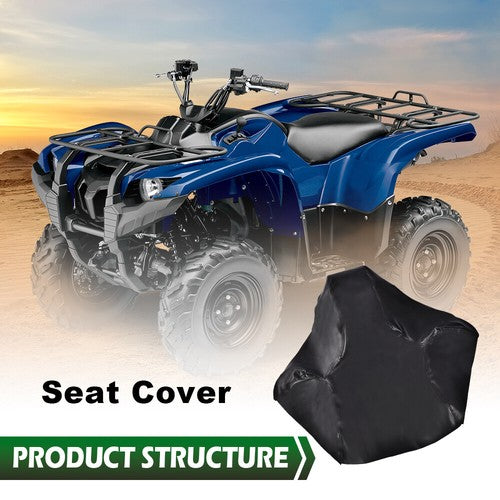 Solid Spare ATV Seat Cover Fit For 98-01 Yamaha Grizzly 600 Seat Cover Standard Black Color