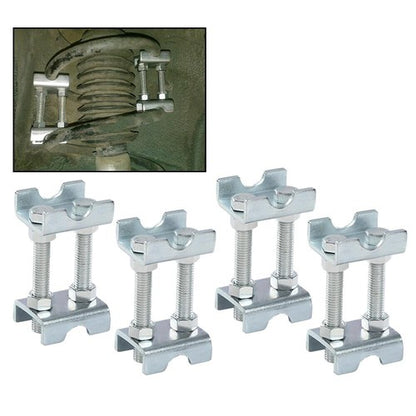 Solid Spare 4pcs 2-Way Adjustable Lift Or Lower Spring Spacer Coil Spring Compressor