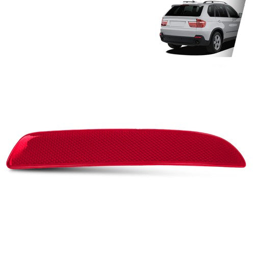 Solid Spare Fit For 07-13 BMW X5 E70 Right Passenger Side Rear Bumper Reflector Light Red