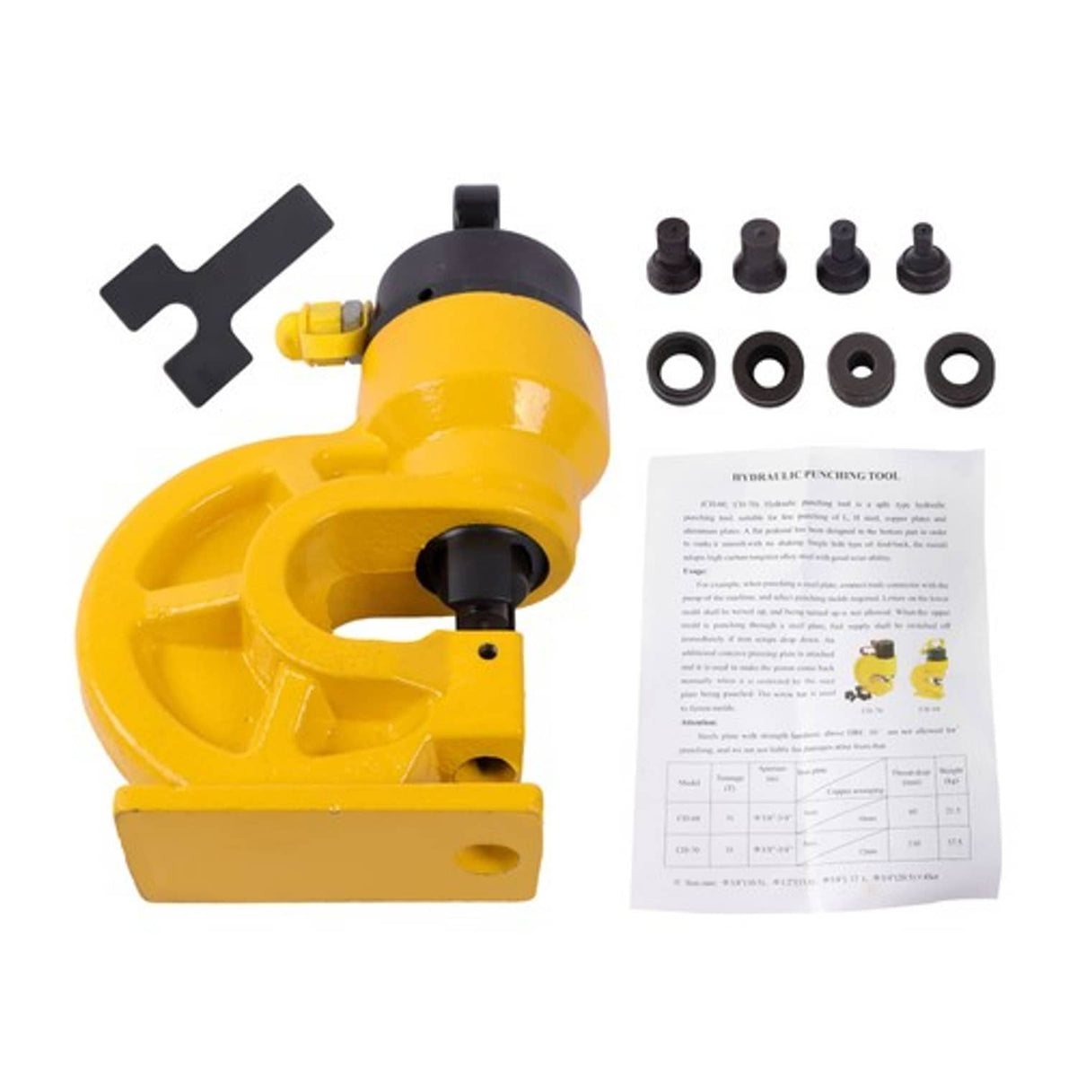 Solid Spare CH-60 Hydraulic Hole Punching Tool 31T/310KN Aperture 3/8", 1/2", 5/8", 3/4"