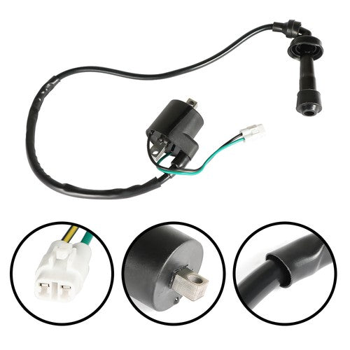 Solid Spare Ignition Coil & Spark Plug CAP For Suzuki Quadracer 450 LTR450 2006-2009