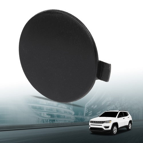 Solid Spare Fit For 2017-2021 Jeep Compass Front Bumper Tow Hook Eye Cover Cap 5SY62TZZAB