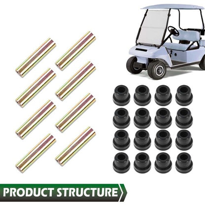 Solid Spare Front And Rear Leaf Spring Bushing Kit Set Fit For Golf Cart DS 1981+ Club Car