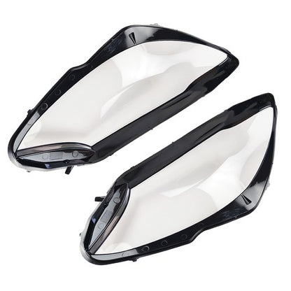 For Mercedes Benz W205 C180 C200 C260L 2014-2017 Pair Front Headlight Lens Cover