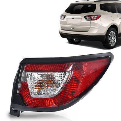 Solid Spare Tail Light Fit For 2013-2017 Chevrolet Traverse Passenger Side Outer With Bulb
