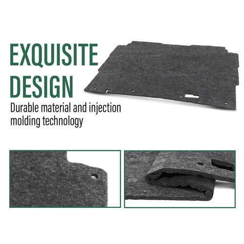 Solid Spare Fit For 82-93 Chevy S10 Truck & Blazer Hood Insulation Pad Heat Blanket & Clips