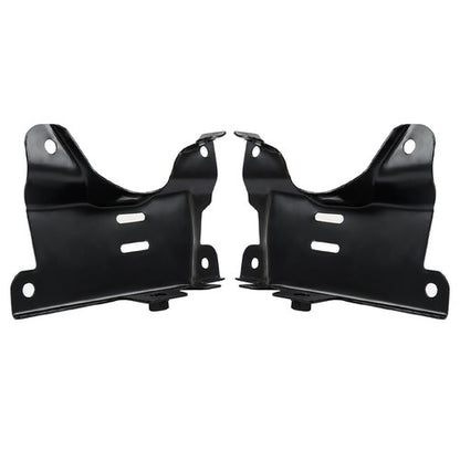 Solid Spare For 2007-2010 Chevy Silverado 2500HD 3500HD Front Bumper Bracket Compatible 2PCS