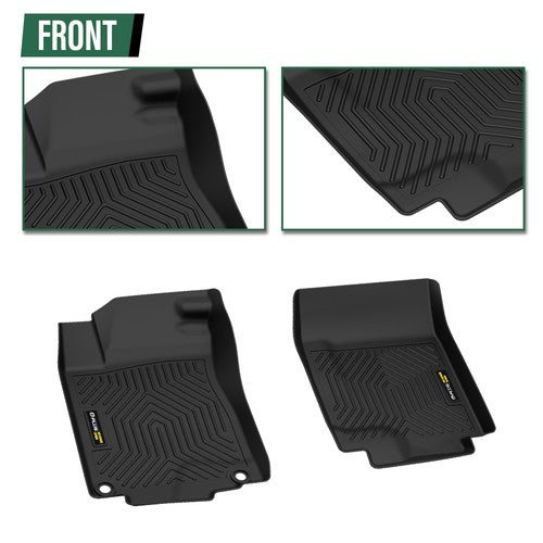 Solid Spare TPE Floor Mats Fit For 2012-2016 Honda CR-V All Weather Protection Liners