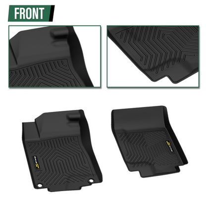 Solid Spare TPE Floor Mats Fit For 2012-2016 Honda CR-V All Weather Protection Liners