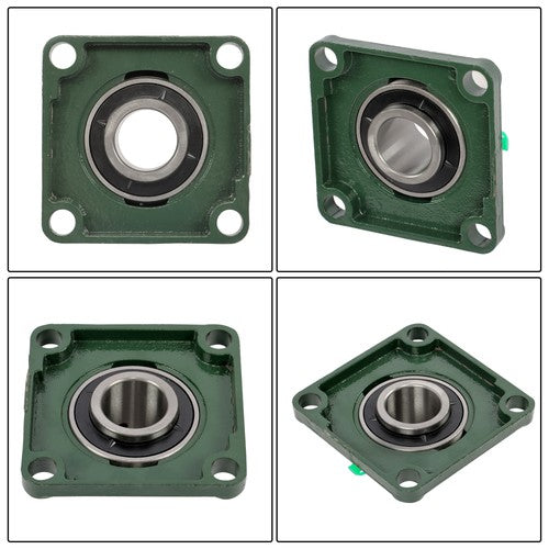 Solid Spare 6 Pcs UCF 208-24 Pillow Block Flange Mounted Bearing 1-1/2" Bore 4 Bolt
