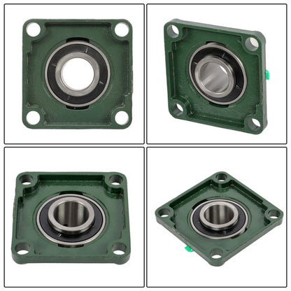 Solid Spare 6 Pcs UCF 208-24 Pillow Block Flange Mounted Bearing 1-1/2" Bore 4 Bolt