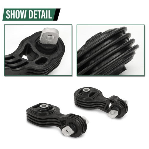Solid Spare For 2015-2017 Honda CRV CR-V 2.4L Automatic Motor Mount Kit Engine Mount Set 5PC