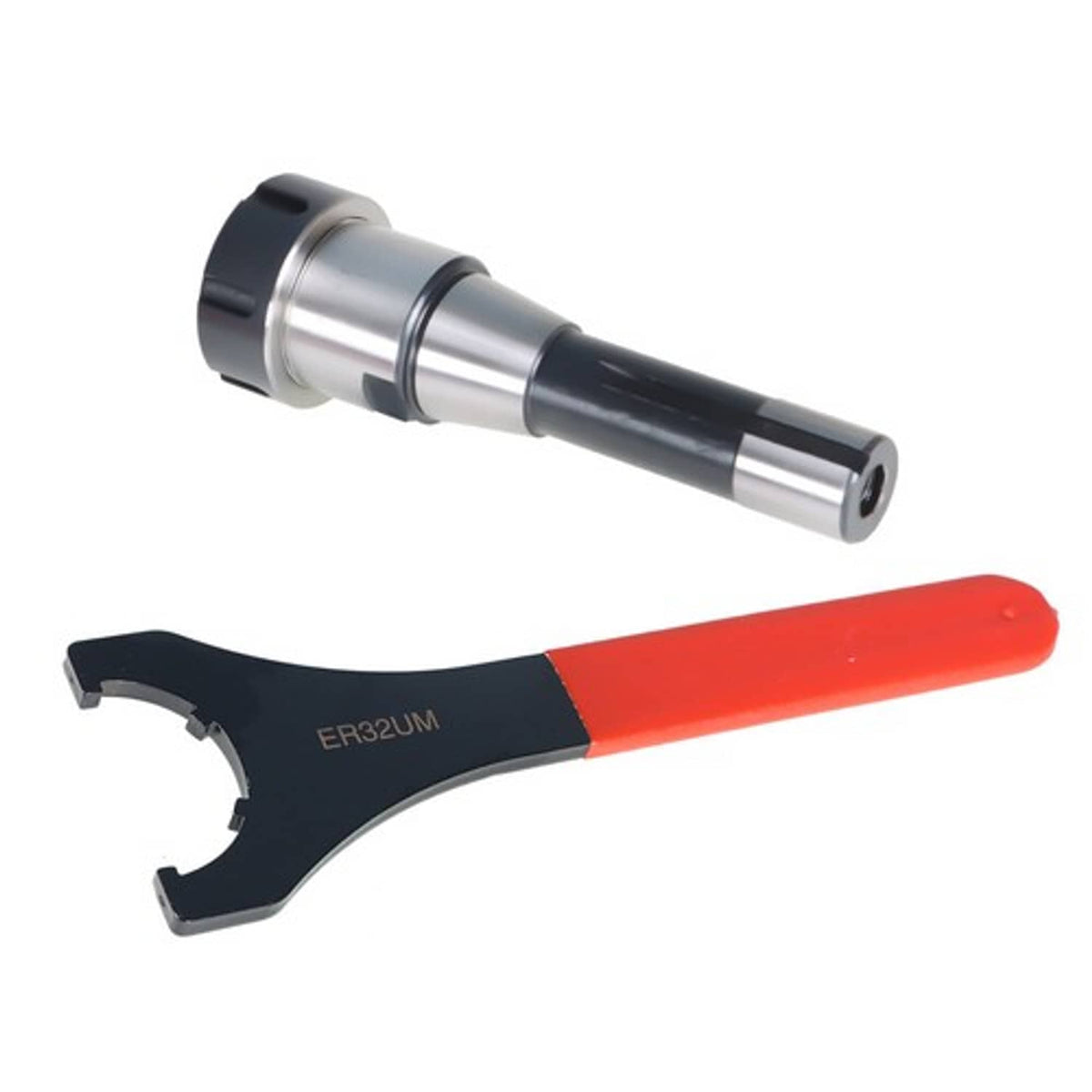 Solid Spare R8 7/16" Thread Collet Chuck Holder Fixed CNC Lathe+25-45 Spanner ER32