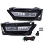 Solid Spare Fit For 2013 2014 2015 Honda Accord Sedan Clear Front Bumper Fog Lights W/ Bulbs