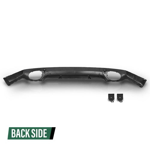 Solid Spare Fit For 2008 2009 2010 Porsche Cayenne 957 Rear Bumper Lower Valance Spoiler