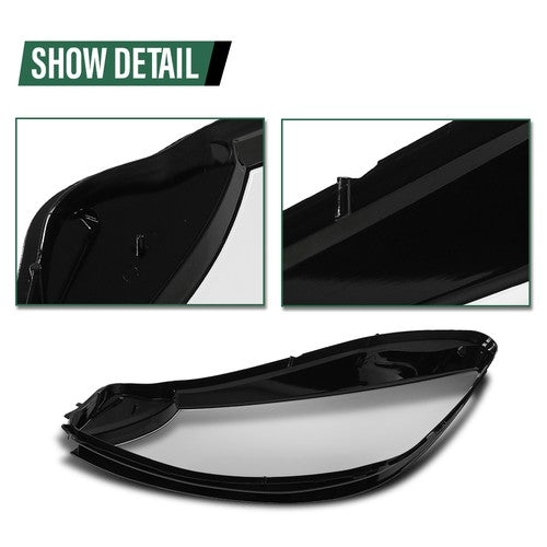Solid Spare Fit For Mercedes-Benz S-Class W222 2018-2020 Headlight Headlamp Lens Cover Right