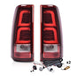 Solid Spare LED Tube Tail Lights Brake Lamps Red Fit For 99-06 Chevy Silverado GMC Sierra
