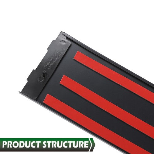 Solid Spare Fit For 2011-2019 Jeep Grand Cherokee Rear Door B Pillar Window Trim Black 2pcs