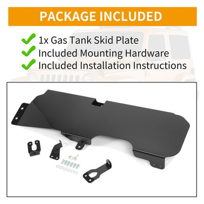 Solid Spare Gas Tank Skid Plate Fuel Tank For Jeep Wrangler JK 4WD 2-Door 2007-2018 for 794