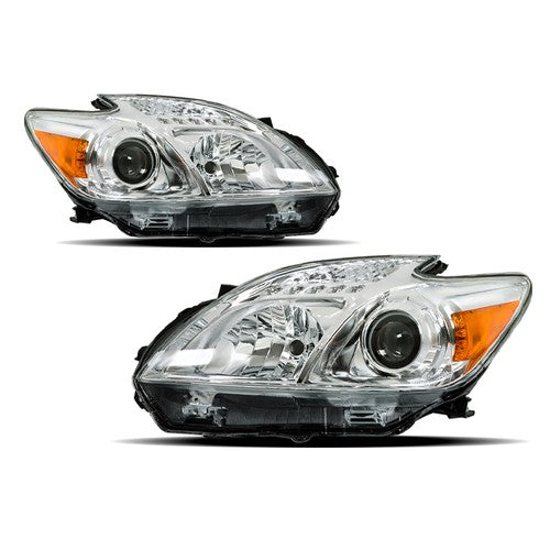 Solid Spare Headlights For Toyota Prius 2012 2013 2014 2015 Halogen Clear Left+Right Side