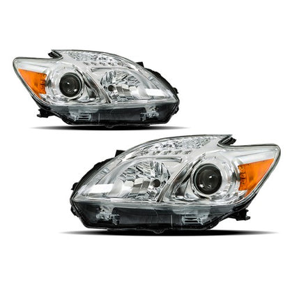 Solid Spare Headlights For Toyota Prius 2012 2013 2014 2015 Halogen Clear Left+Right Side