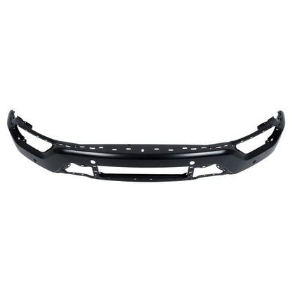 Solid Spare For Ford F150 2021 2022 2023 Front Chrome Steel Bumper and Plastic Grille Trim