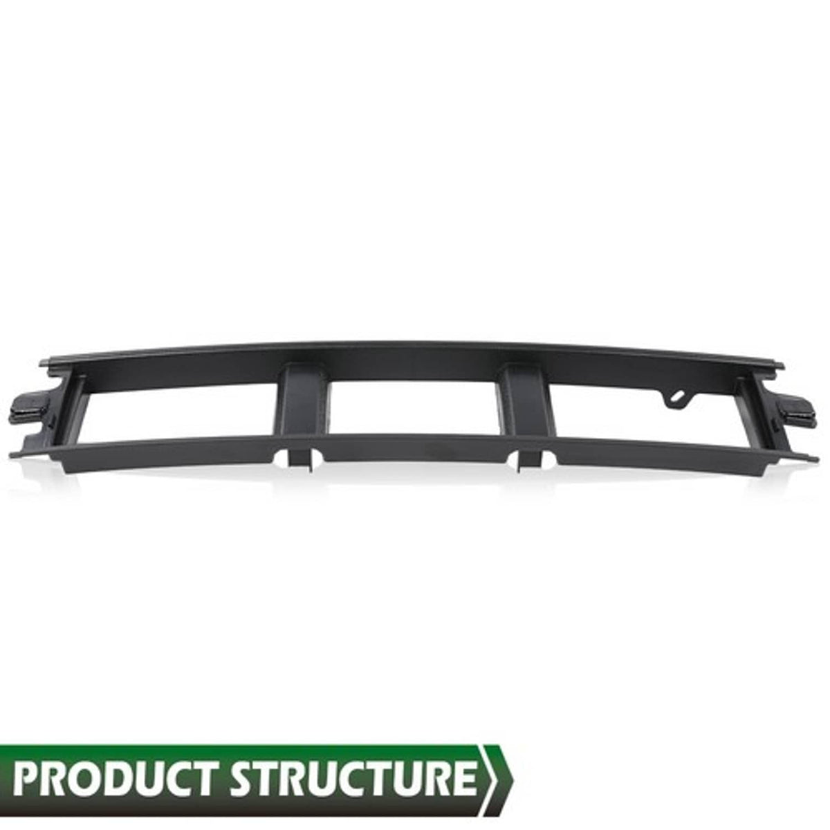 Solid Spare Fit For 2018-2020 Ford F-150 Front Bumper Center Cover Insert Trim Panel Black