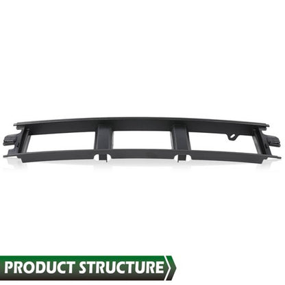 Solid Spare Fit For 2018-2020 Ford F-150 Front Bumper Center Cover Insert Trim Panel Black