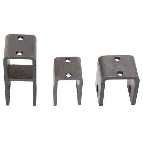 Solid Spare Steel Tandem Axle Slipper Spring Trailer Hanger Kit For 2" wide slipper spring