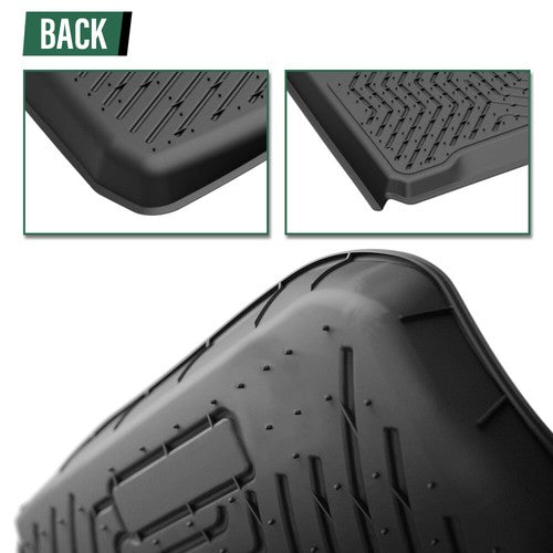 Solid Spare TPE Floor Mats+Cargo Liner Full Set Fit For 2020-2024 Tesla Model Y All-Weather