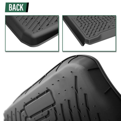 Solid Spare TPE Floor Mats+Cargo Liner Full Set Fit For 2020-2024 Tesla Model Y All-Weather