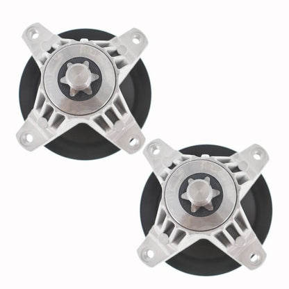 Solid Spare For Troy Bilt MTD 618-06991 918-06991 2x Spindle Assembly W/Pulley Bolt