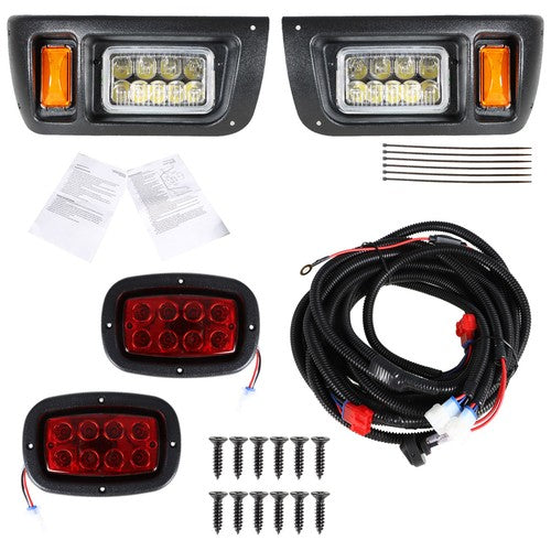 Solid Spare Headlights/Tail Lights Golf Cart LED Light Kit For Club Car DS Golf Cart 93+G&E