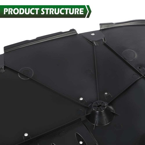 Solid Spare Fit For 2018-2022 Toyota Camry Front Engine Splash Guard Shield Plastic Black