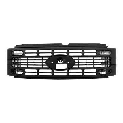 Solid Spare PC3Z8200AB Front Upper Grille For Ford F250 2023 2024 Super Duty XL/XLT Black