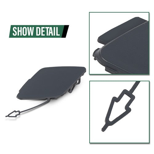 Solid Spare Fit For 20-22 Land Rover Discovery Sport L550 Front Bumper Tow Hook Eye Cover