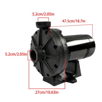 Solid Spare W36060 0.75 HP Pool Booster Pump For In-Ground Swimming Pools With Pipe Unions