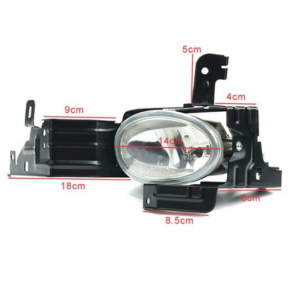 For 2011-2012 Honda Accord Sedan Clear Fog Lights Bumper Driving Lamps+Switch