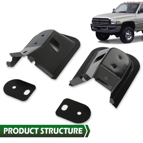 Solid Spare Fit For 94-02 Dodge Ram 1500 2500 3500 Die Stamped Front Cab Mount w/ Nutplate