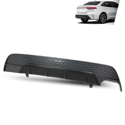 Solid Spare Fit For 20-22 Toyota Corolla SE XSE Rear Bumper Lower Valance Honeycomb Cover