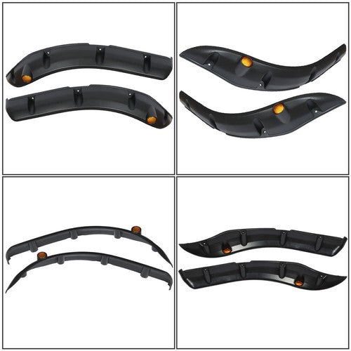 Solid Spare For Club Car Precedent 2006+ Golf Cart Fender Flares Front and Rear (Set of 4)